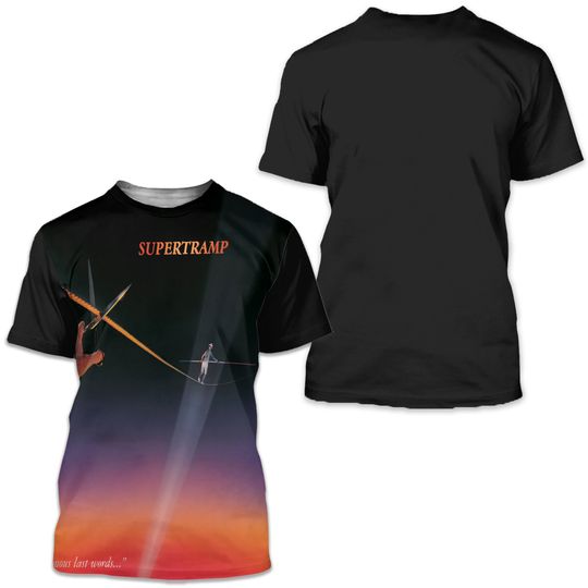 Discover TA-691 Famous Last Words SuperTramp T-shirt