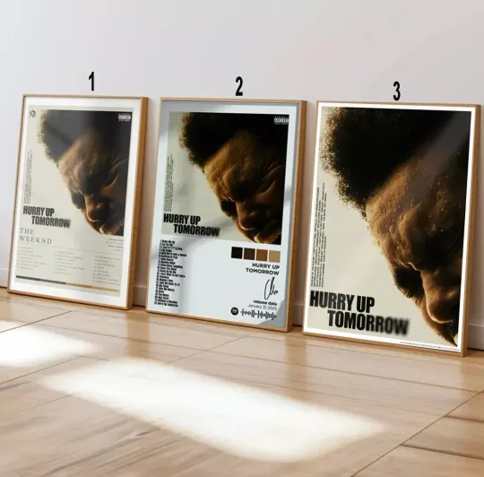 Discover Custom Weeknds  Hurry Up Tomorrow  Album Poster