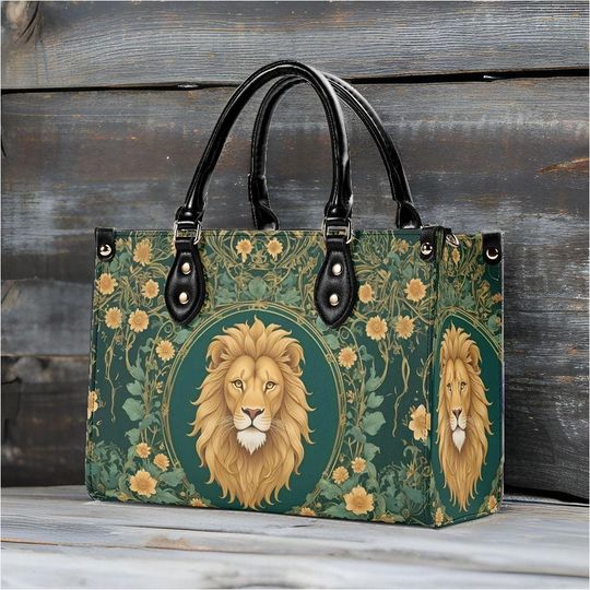 Discover Majestic Lion Leather Bags, Gifts for Her
