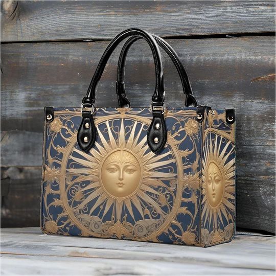 Discover Celestial Sun Leather Bags, Gifts for Her
