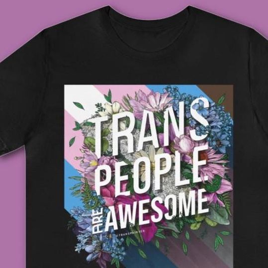 Discover Trans People Are Awesome Tee Shirt | Transgender Pride Shirt | Trans Pride T-Shirt