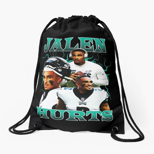 Discover Jalen vintage bootlag hurts Drawstring Bag