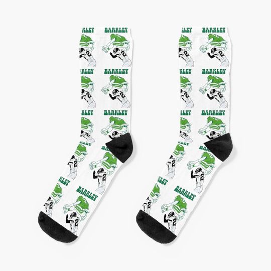 Discover Saquon Barkley’s backwards hurdle Socks