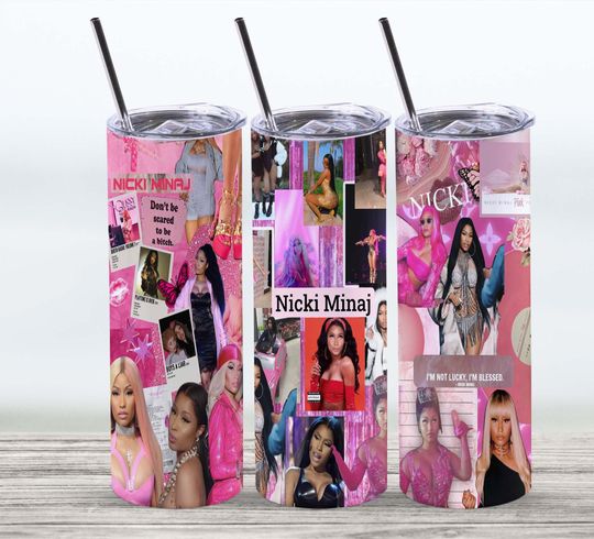 Discover Nicki Minaj Tumbler with Lid and Straw