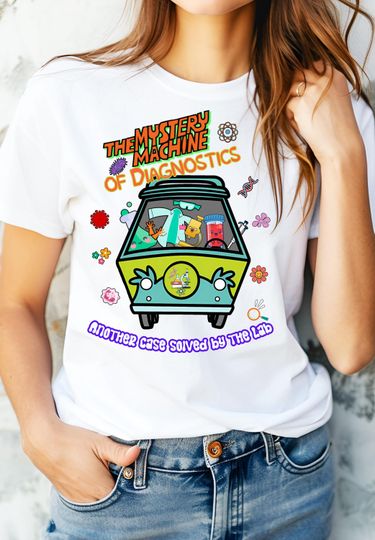 Discover Lab Week 2025 T-Shirt, "Mystery Machine of Diagnostics" Shirt