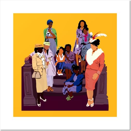 Discover The Women Of Brewster Place mode silhouette - African American - Posters Prints