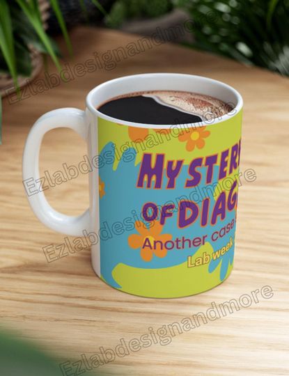 Discover Lab week 2025 Mugs, mystery machine of diagnosis Mugs