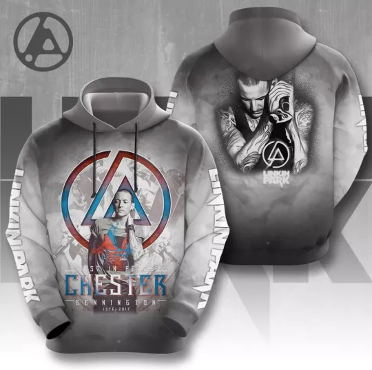 Discover Linkin Park X Chester Bennington 3D Hoodie, Gift For Fans