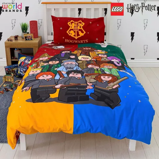 Discover Harry Potter Duvet Cover Wizard Reversible Bedding Set