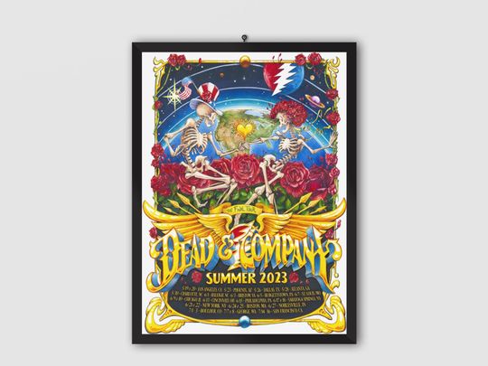 Discover Dead and Company 2023 Final Tour Poster