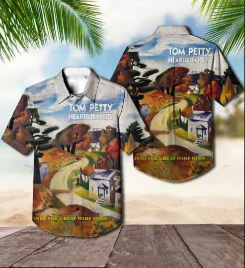 Discover Tom Petty And The Heartbreakers Band Into The Great Wide Open Hawaiian Shirt