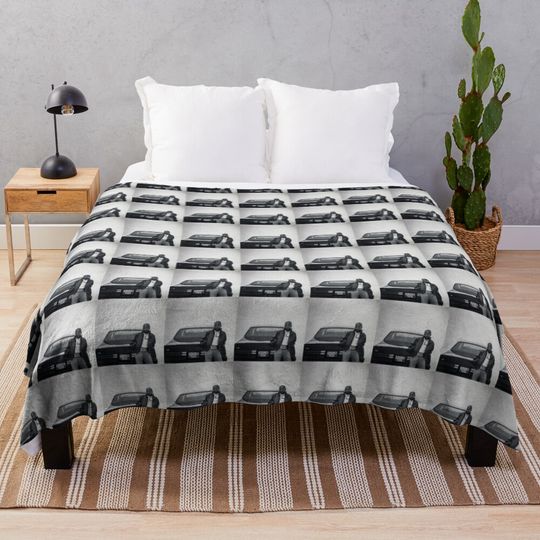 Discover kendrick lamar album cover sticker  Throw Blanket