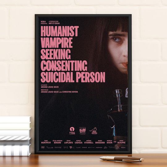 Discover Humanist Vampire Seeking Consenting Suicidal Person Movie Poster, Home Decor
