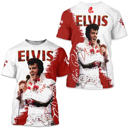 Discover Elvis Presley Shirt, Elvis Presley 3D T-Shirt