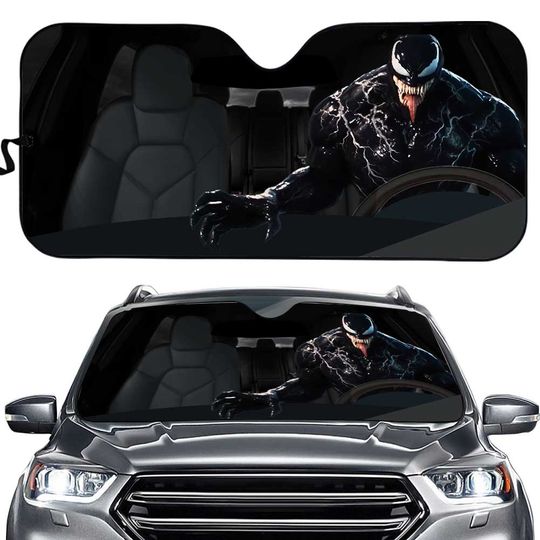 Discover Venom Car Sun Shade Eddie Brock Venom The Last Dance Superhero Car Sun Shade