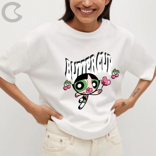 Discover Buttercup Shirt, Cute Powerpuff Girls Shirt, Family Matching Shirt