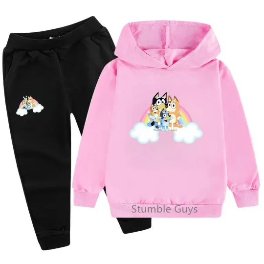 Discover Blueys Hoodie Jogger Sets
