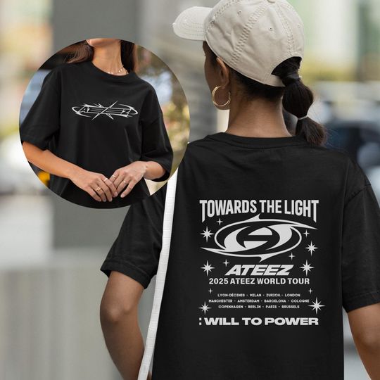 Discover Ateez Europe Tour Towards The Light: Will to Power Shirt World Tour