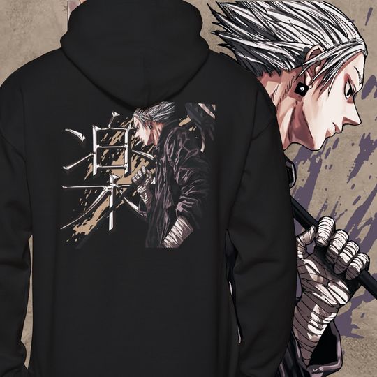 Discover Anime Sakamoto Days | Gaku Chrome | Unisex Heavy Blend Hooded Sweatshirt