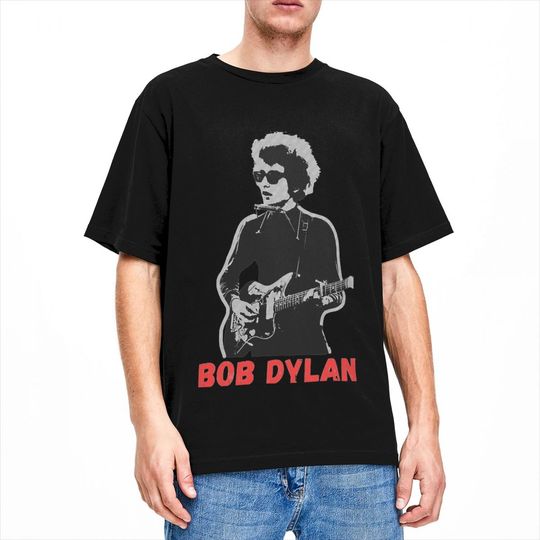 Discover Men Women's Shirts Vintage Bob Dylan Singer Merch