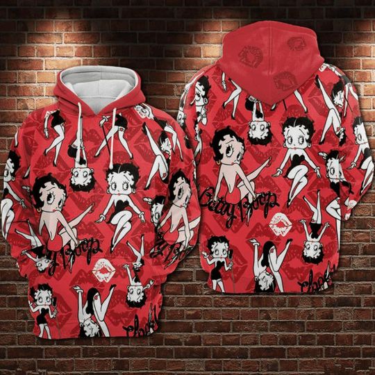 Discover Betty Boop Hoodie 3D, Betty Boop 3D Printed Hoodie