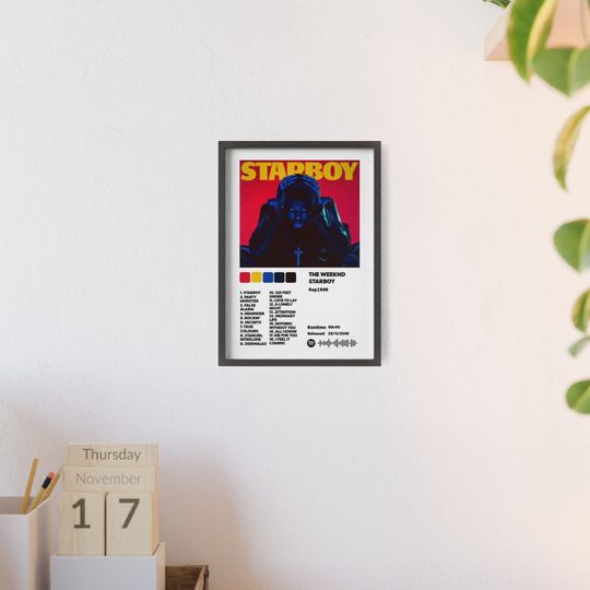Discover Starboy - Weeknds Framed Poster