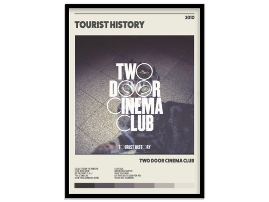 Discover Two Door Cinema Club Tourist History Poster