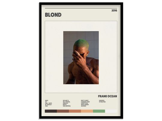 Discover Frank Ocean Blond Poster
