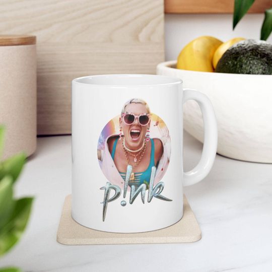 Discover P!nk Ceramic Mug, Pink Singer Summer Carnival Tour Cup, Concert Merch Gifts For Fans, P!nk Fan Lover Concert Mug