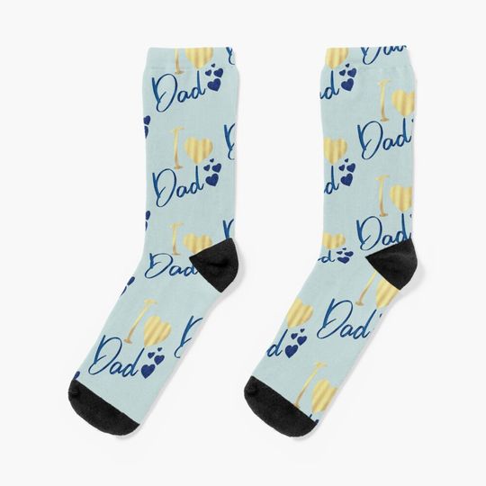 Discover Fathers Blueys Dad Mum Classic Socks
