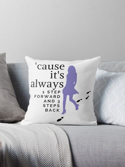 Discover 1 step forward, 3 steps back Pillow