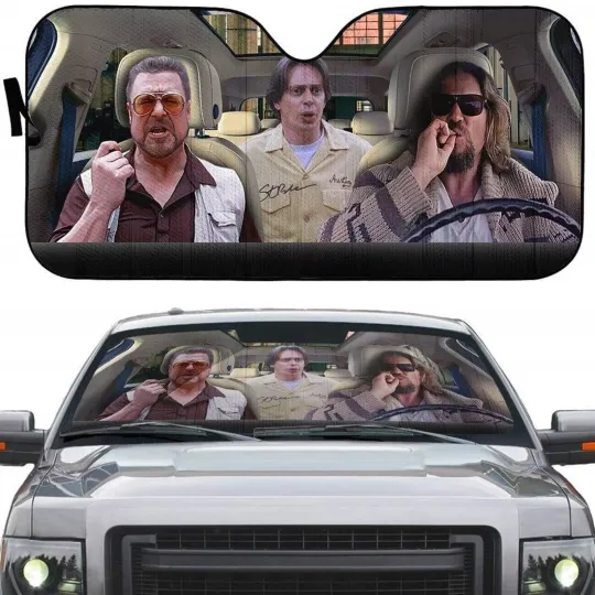 Discover The Big Lebowski Car Sunshade  The Dude Walter Sobchak Donny Kerabatsos