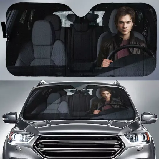 Discover Damon Salvatore Car Sun Shade,The Vampire Diaries Movie Car Sun Shade Windshield