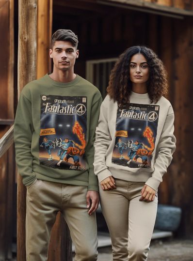 Discover The Fantastic Four Comic sweatshirt