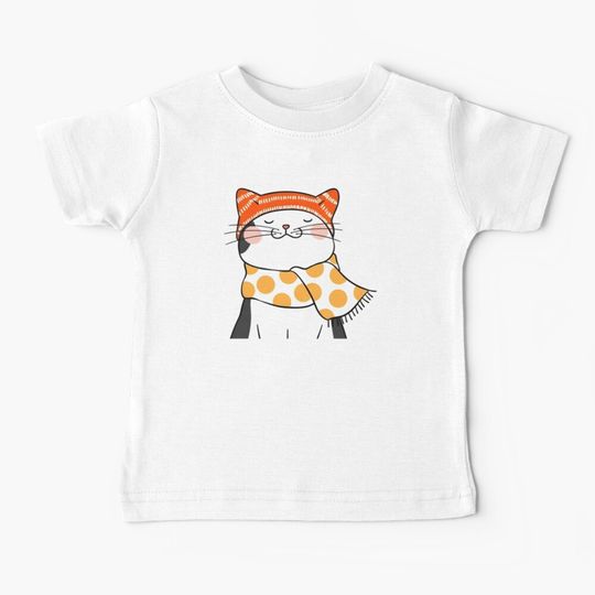 Discover hello winter cat Baby T-Shirt