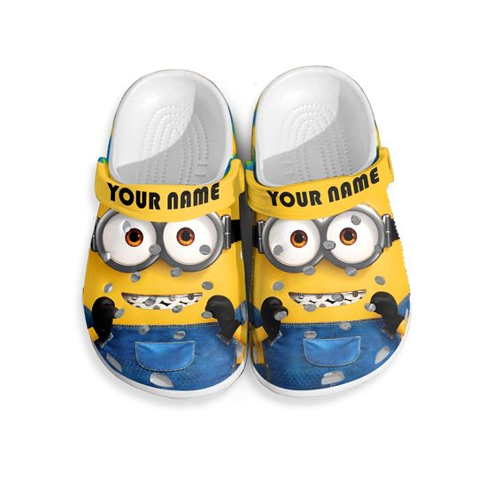 Discover Minion Clog Shoes, Minion Slipper, Comfortable Clogs For Kid/Adult