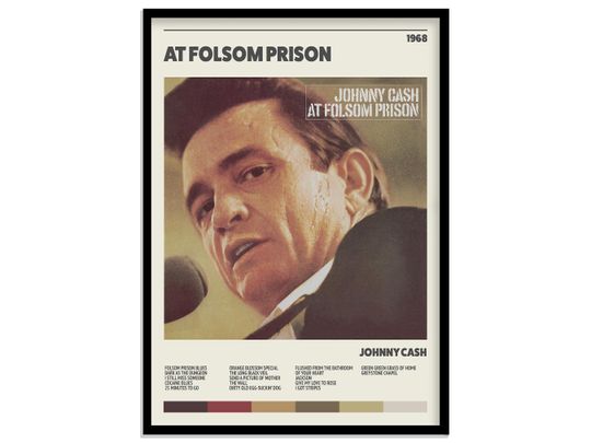 Discover Johnny Cash - At Folsom Prison Poster