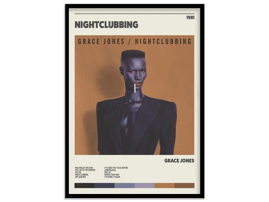 Discover Grace Jones - Nightclubbing Poster