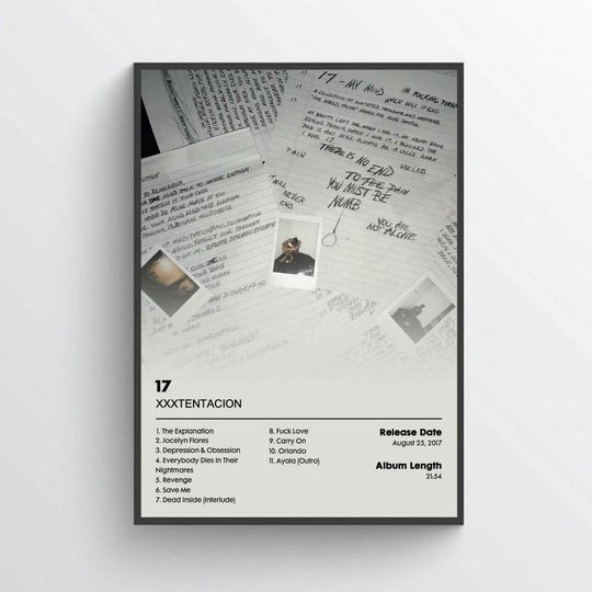 Discover XXX Tentacion - 17 - Album Poster