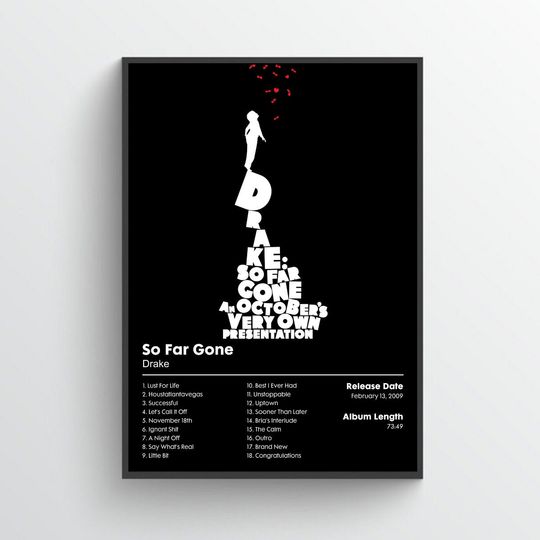 Discover Drake - So Far Gone - Album Poster