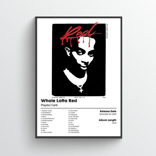 Discover Playboi Carti - Whole Lotta Red - Album Poster