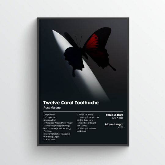 Discover Post Malone - Twelve Carat Toothache - Album Poster