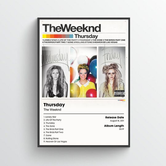 Discover Weeknds - Thursday - Album Poster