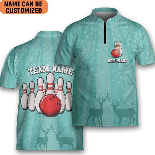 Discover Personalized Christmas Bowling Jersey Bowling Shirt