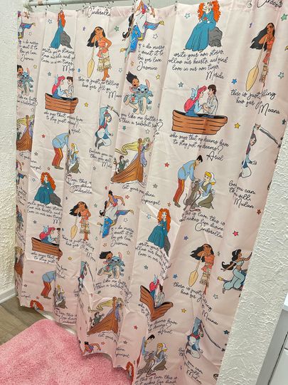 Discover Princess Shower curtain | magical shower curtain