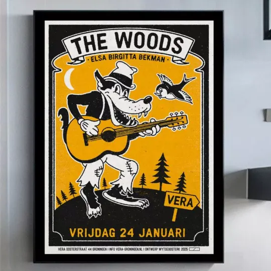 Discover The Woods Vera in Groningen Netherlands Jan 24 2025 Poster