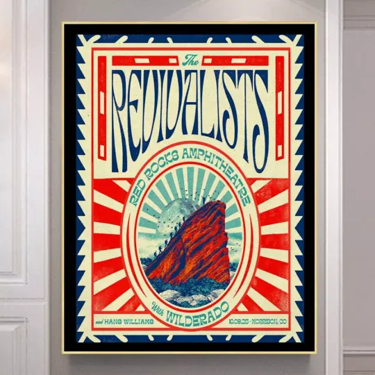 Discover The Revivalist Red Rocks Amphitheatre Oct 9 2025 In Morrison CO Poster