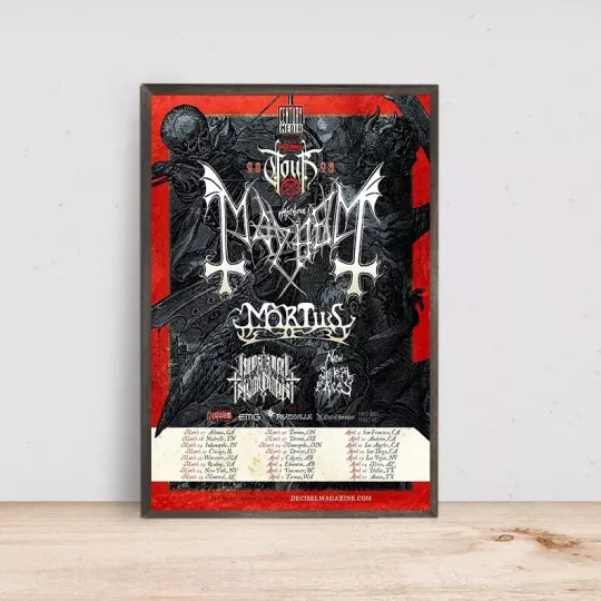Discover Decibel Magazine Tour 2025 Poster