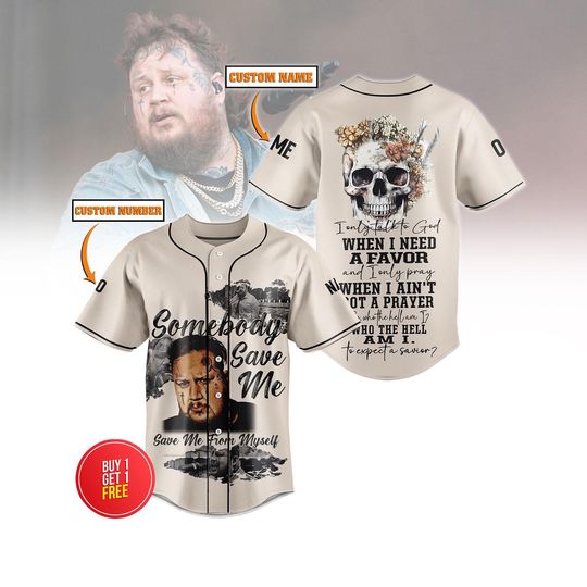 Discover Custom Jelly Roll Baseball Jersey for Music Fans