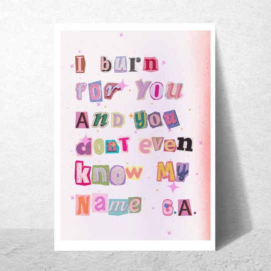Discover Close To You | Gracie Abrams Poster | The Story of Us